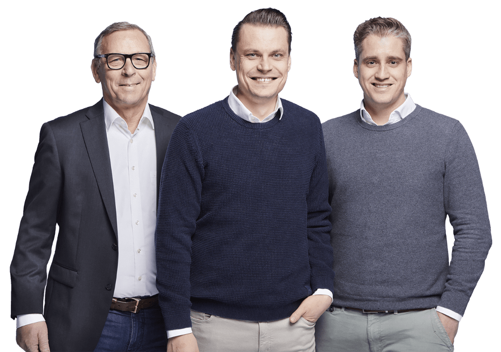 Team fincrm: Gebhard Harter, Lukas Harter, David Neukirchen